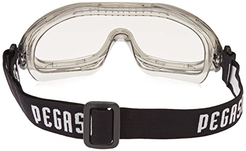 PEGASO 20 - Gafas proteccion gama ANTI-IMPACT modelo LITE Lente PC Incolora Antivaho, negro y gris, l