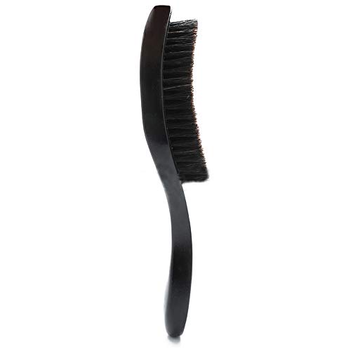 Peines-Peine de pelo-Cepillo de pelo Textura e Wave Herramientas de peinado naturales Accesorios de horquilla anti nudos-ESPAÑA, Negro