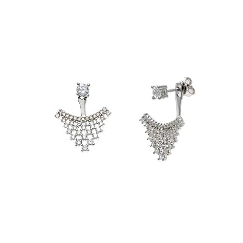 Pendientes Mujer Plata Salvatore Circontas Tamaño 18 x 25 mm Desmontable