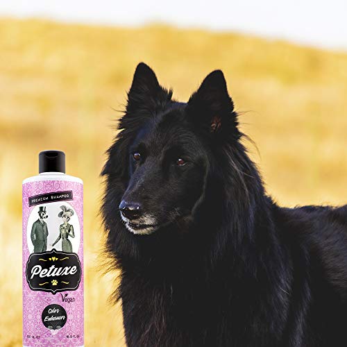 Petuxe Champú Vegano potenciador del Color. Champú Vegano Perros. Champú Mascotas. Todas Las Razas. Lavante, hidratante y vitalizante. Aceite de Oliva ecológico (200 ml)