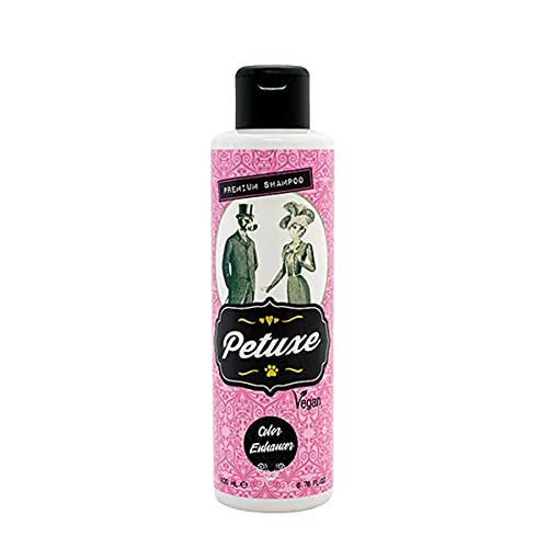 Petuxe Champú Vegano potenciador del Color. Champú Vegano Perros. Champú Mascotas. Todas Las Razas. Lavante, hidratante y vitalizante. Aceite de Oliva ecológico (200 ml)