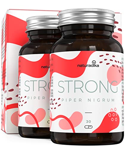 PIPERNIGRUM QUEMA-STRONG POTENTE | Apoyo para un plan FIT&SHAPE RAPIDO y EFECTIVO | Con CAPSIMAX (rico en ácidos grasas, no quema el estómago) | Activos de Peso para No Perder la Paciencia