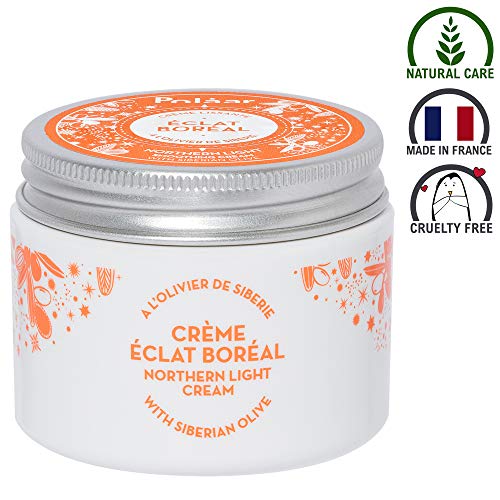Polåar - Crema Alisadora Resplandor Boreal Con Olivo Siberiano - Cuidado Facial Hidratante - Piel Alisada Y Luminosa - Escudo Antipolución - Piel Nomal A Seca - Activo Natural, Vanilla, 50 Mililitro