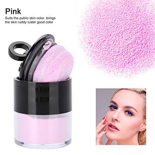 Polvo suelto translúcido, Polvo fijador profesional de 3 colores Maquillaje suave y sedoso Polvo facial Control con aceite e Hidratar corrector en polvo para suavizar la piel(3 Colores)