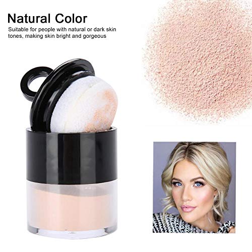 Polvo suelto translúcido, Polvo fijador profesional de 3 colores Maquillaje suave y sedoso Polvo facial Control con aceite e Hidratar corrector en polvo para suavizar la piel(3 Colores)