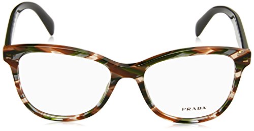 Prada 0PR 12TV, Monturas de Gafas para Mujer, Marrón (Sheaves Grey Brown), 53
