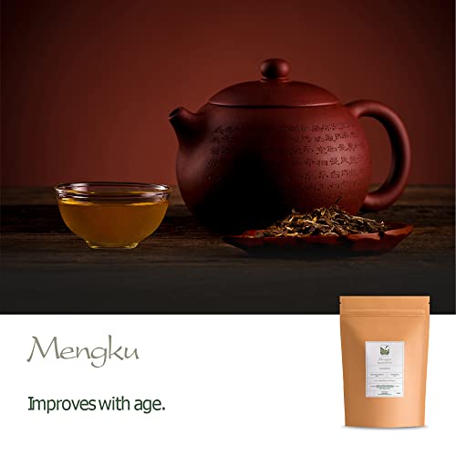 Pu Er Té Desnudo Yunnan - Mengku Té Joven Crudo Puerh - Pu-Erh Sheng Pu Erh Té Yunnan China - Pu Chino O Pu-Erh Té Verde - Puh Er - Puer 100g
