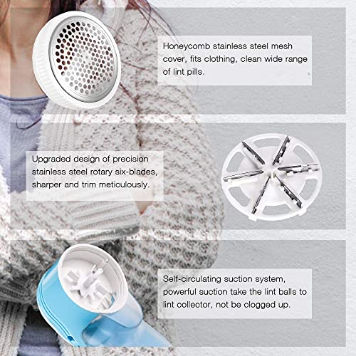 Quitapelusas Electrico, Quita Pelusas Ropa USB Recargable, Quita Pelusas Cepillo Antipelusas, Cepillo Antipelusas Fabric Shaver, Maquina Quitar Bolitas Ropa Quitapelos para Quitar Bolas