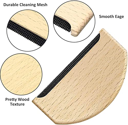 Quitapelusas portátil, quitapelusas de madera, peine de cachemira para alfombras, ropa, pelo de animales