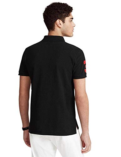 Ralph Lauren Polo Negro Triple Caballo para Hombre M