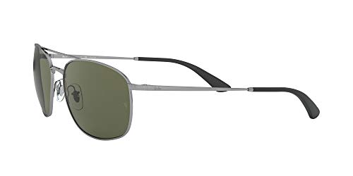 Ray-Ban RB3654-004/9A Gafas de Sol, Gunmetal, 60 Unisex