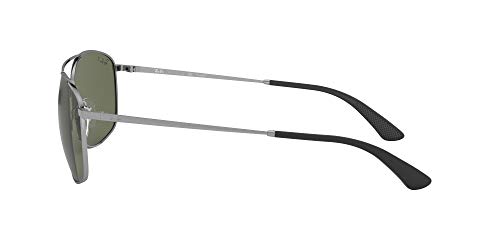 Ray-Ban RB3654-004/9A Gafas de Sol, Gunmetal, 60 Unisex