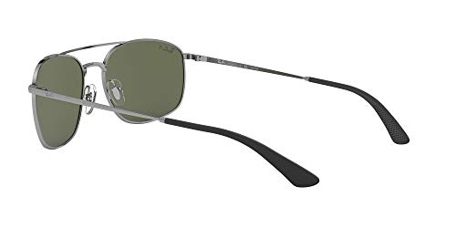 Ray-Ban RB3654-004/9A Gafas de Sol, Gunmetal, 60 Unisex