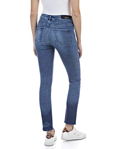 Replay Faaby, Jeans para Mujer, Azul (93 Azul medio), 29W / 32L