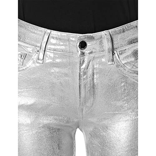 Replay Luzien Vaqueros, Mujer, Plateado (010 Silver), 33W / 32L