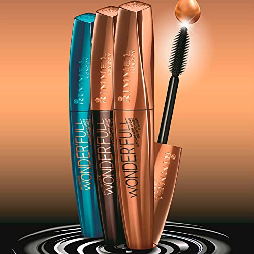 Rimmel London Wonderfull Argan Oil Máscara de Pestañas Tono Black - 11 ml