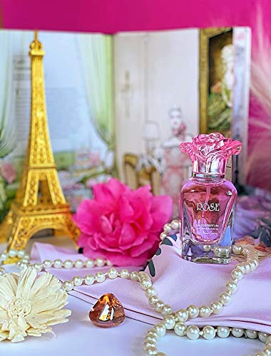ROSE D'ETE Women eau de Parfum de Aroma Essence 35ml, Precioso Perfume Romántico, Dulce Fragancia Floral Lady con Notas de Ámbar, Rosa, Fresia, Vainilla y Pachulí