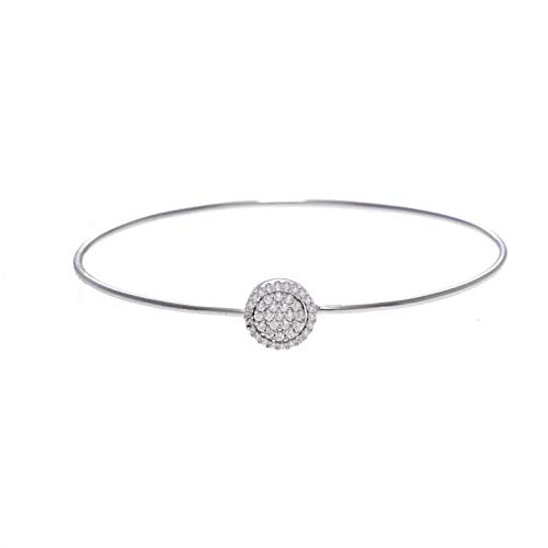 SALVATORE PLATA - Pulsera Plata Aro Circonitas