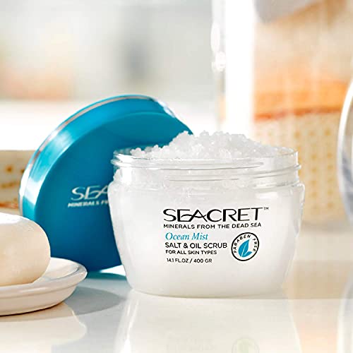 Seacret Salt & Oil Scrub Ocean Mist 14.1 oz - 400gr by Seacret