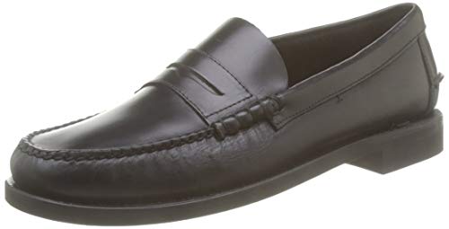 Sebago Classic Dan Waxy, Mocasines (Loafer) Hombre, Negro (Black 902), 43
