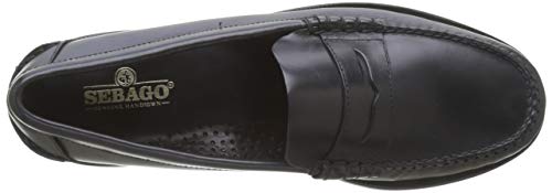 Sebago Classic Dan Waxy, Mocasines (Loafer) Hombre, Negro (Black 902), 43