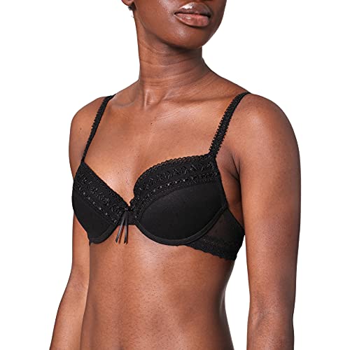 Selene - Sujetador Casandra Push Up, color negro, talla 90B