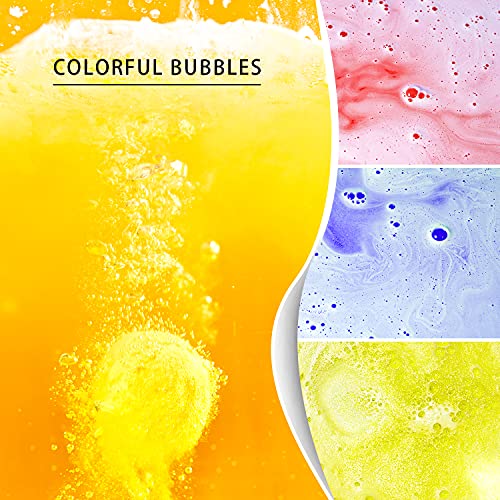 Set Bombas Baño - Spa Luxetique Baño de Burbujas para Mujer, Bolas de Baño Grandes con 12 Piezas, Ricas en Aceites Esenciales Puros y Aceites de Coco, Set de Baño Ideal para Spa, Regalo de Cumpleaños