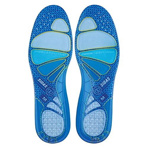 Sidas Cushioning Gel Plantillas/Deportivas, Adulto Unisex, (Multicolor), 35 EU