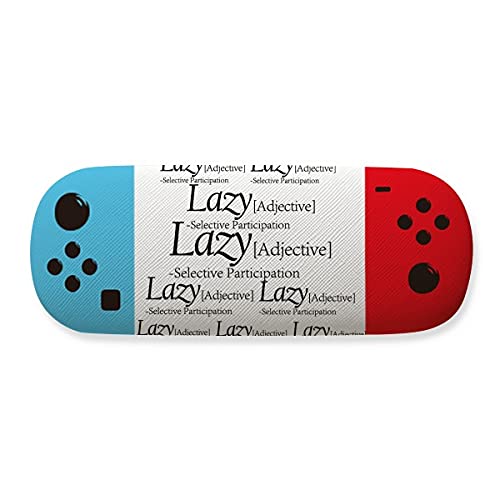Significado de Lazy Funny Cotización Gafas De Almacenamiento Caso Creative Game Shell Holder