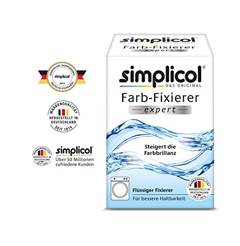 simplicol Fijador de Color para Ropa: Aumenta el Brillo del Color de Textiles Teñidos - para Uso en Lavadoras y Tazón
