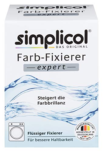 simplicol Fijador de Color para Ropa: Aumenta el Brillo del Color de Textiles Teñidos - para Uso en Lavadoras y Tazón