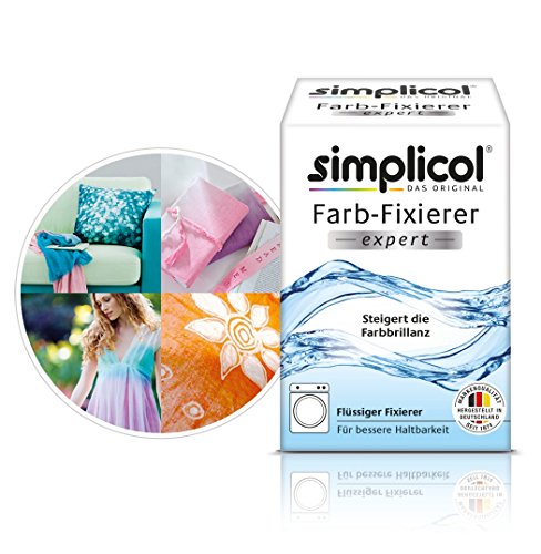 simplicol Fijador de Color para Ropa: Aumenta el Brillo del Color de Textiles Teñidos - para Uso en Lavadoras y Tazón