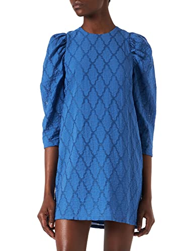 Sisley Dress 4RJTLV00A Vestido, Azul Claro 911, 40 para Mujer