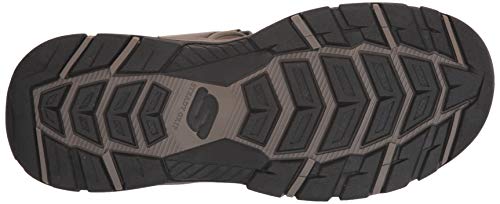 Skechers Tresmen Hirano, Sandalias de Punta Descubierta Hombre, Marrón (Brown Synthetic Brn), 41 EU