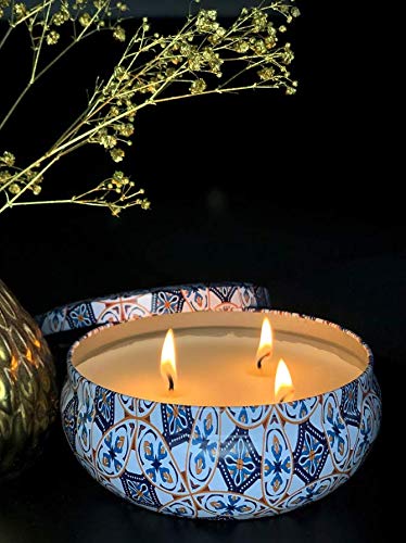 Smella Vela Perfumada - Vela Grande De Citronela Vegana, Cera De Soja 100% Natural, Interior Y Exterior - Tiempo De Combustión De 36 Horas - 1 x 380 g (8720299186323)
