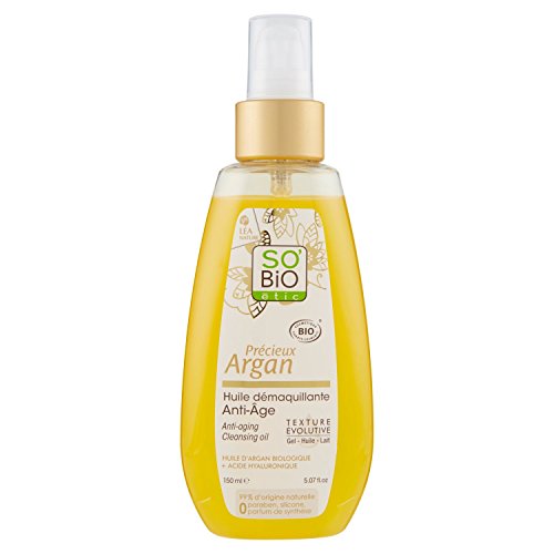 SOBIO étic Précieux Argan Huile Démaquillante Anti-Age