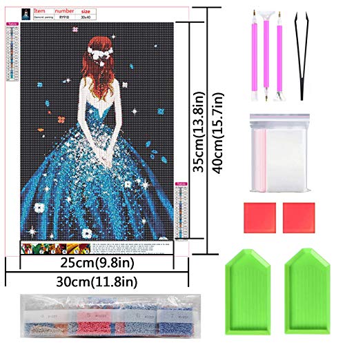 SUPCHON Pintura de Diamante, Juego Completo de Pintura de Diamante 5d, Bricolaje, Taladro Completo, imágenes de Pintura de Diamante para decoración de la Pared del hogar, Pintura de Diamante