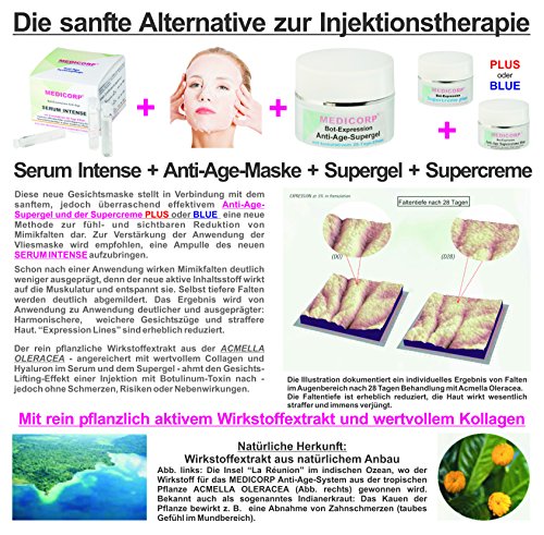 Supergel Anti Age | Serum Reafirmante | Serum Efecto Botox | Gel Anti Arrugas| Hidratación Facial Profunda | Aloe Vera | Acmella Oleracea | Antiage | By Medicorp | 50 ml