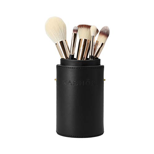 T4B Kashoki Estuche Organizador para Brochas Grandes y Pequeñas para Makeup, Tubo para Almacenar Pinceles de Maquillaje Ideal para Regalos o para Uso Profesional, 1 Unidad