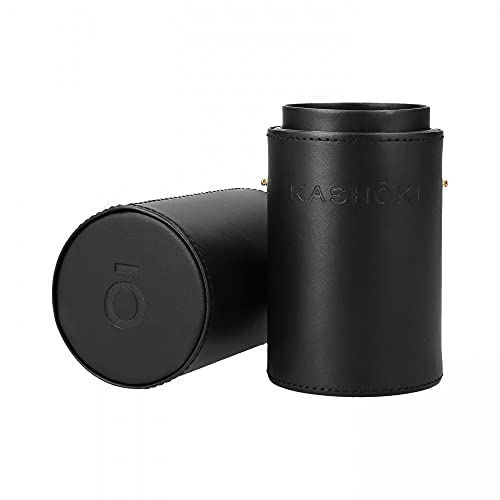 T4B Kashoki Estuche Organizador para Brochas Grandes y Pequeñas para Makeup, Tubo para Almacenar Pinceles de Maquillaje Ideal para Regalos o para Uso Profesional, 1 Unidad
