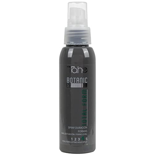 Tahe Botanic Styling Total Form Spray Fijador con Aporte de Textura, Duración y Brillo, Fijación 4, 100 ml