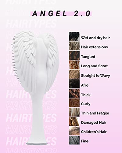 Tangle Angel 21722 Cepillo para Cabello 1 Unidad 100 g, Brillo Fucsia