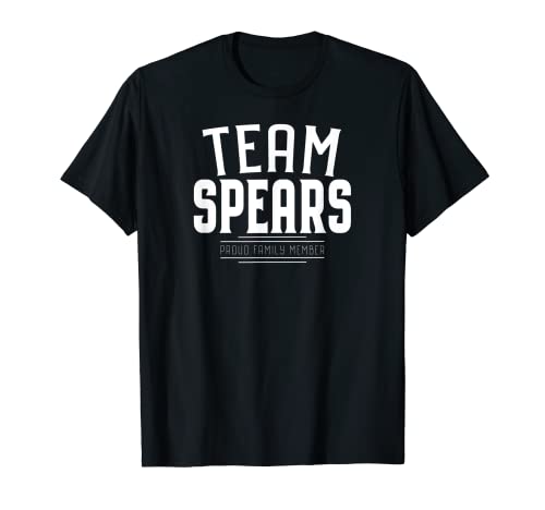 Team Spears Apellido Familia Apellido Camiseta
