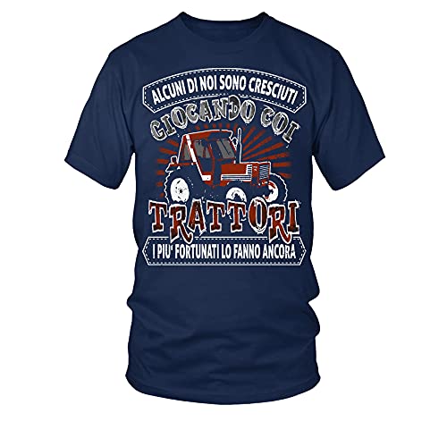 TEEZILY - Camiseta - para Hombre BLU_Marina X-Large