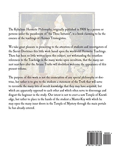 The Kybalion: The Seven Hermetic Principles (The Hermetic Philosophy)