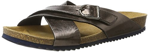 Tommy Hilfiger FW0FW01565, Chanclas Mujer, Marrón (Rose Gold 703), 40 EU