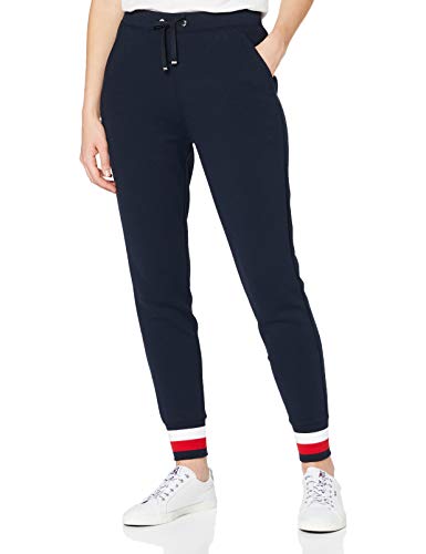 Tommy Hilfiger Heritage Sweatpants Pantalones de Deporte, Azul (Midnight 403), 29W/32L para Mujer