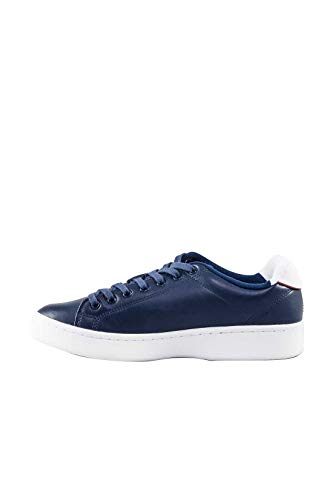 Tommy Jeans - Men's Navy Blue Sneakers with Logo Embroidery - Number 45