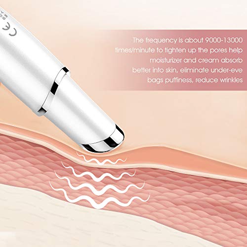 TOUCHBeauty Electric Masajeador de Ojos, Masajeador de ojos, Eye Massager, varita galvanica antienvejecimiento para arrugas e hinchazón anti-envejecimiento AG-1980K (Rosa)
