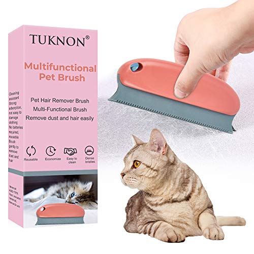 TUKNON Quitapelos para Mascotas, Pet Hair Remover, Limpiador de Pelo de Mascotas, Cepillo Reutilizable Lavable del removedor del Pelo del Animal doméstico para el sofá de la Ropa de la Alfombra